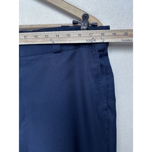 Flying Cross Mens Size 38R 31” Inseam Dark Blue Dress Pants Straight Leg - Picture 8 of 14
